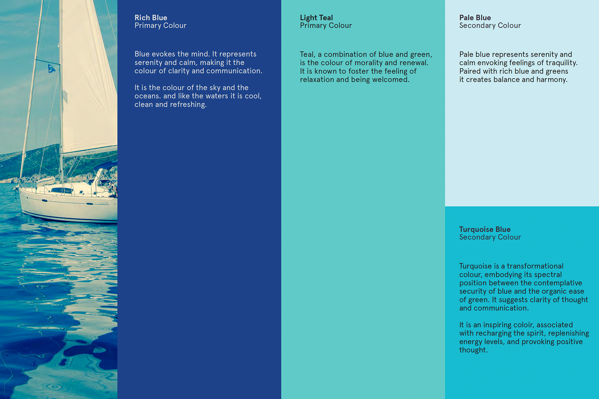 All Day Dining Outlet Colour Palette